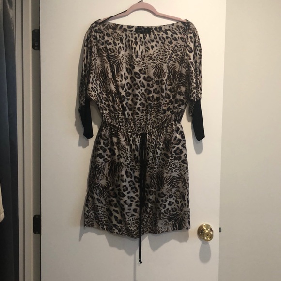 Robert Rodriguez leopard print drawstring waist - Picture 1 of 2